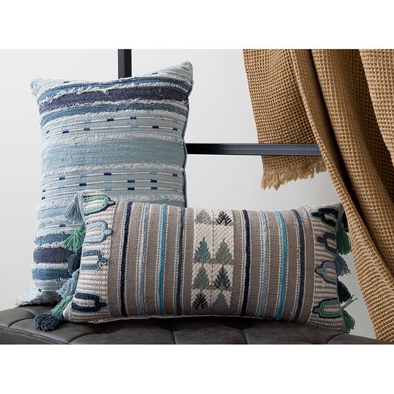Чехол на подушку с этническим орнаментом Ethnic, 30х60 см, изображение 3