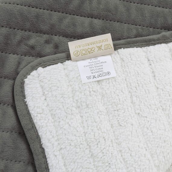 Покрывало Либерти, цвет темно-серый, размер 220х240, Sofi de Marko, изображение 7