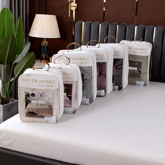 Покрывало Аурелия, цвет мокко, размер 160х220, Sofi de Marko, изображение 10