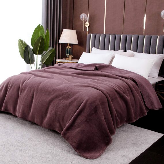 Покрывало Аурелия, цвет пурпурный, размер 160х220, Sofi de Marko, изображение 2