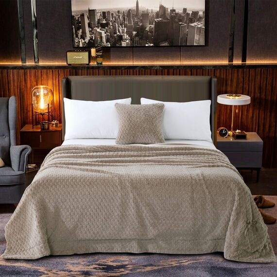 Покрывало Аврил, цвет бежевый, размер 160х220, Sofi de Marko, изображение 4