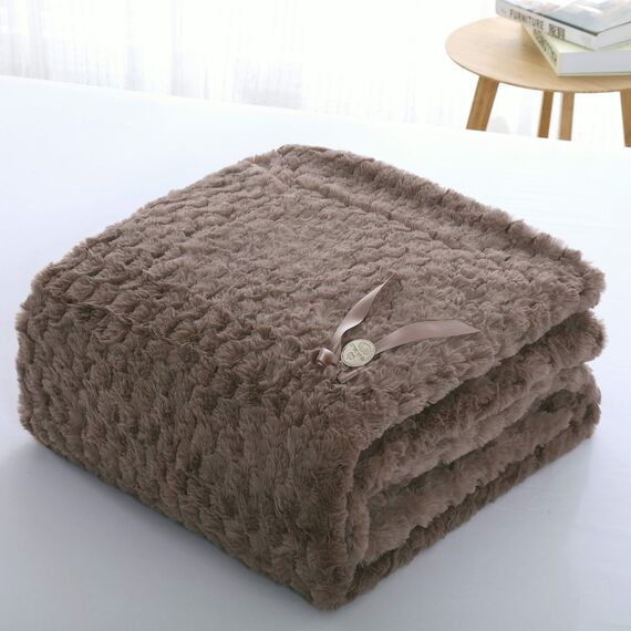 Покрывало Аврил, цвет мокко, размер 220х240, Sofi de Marko, изображение 3