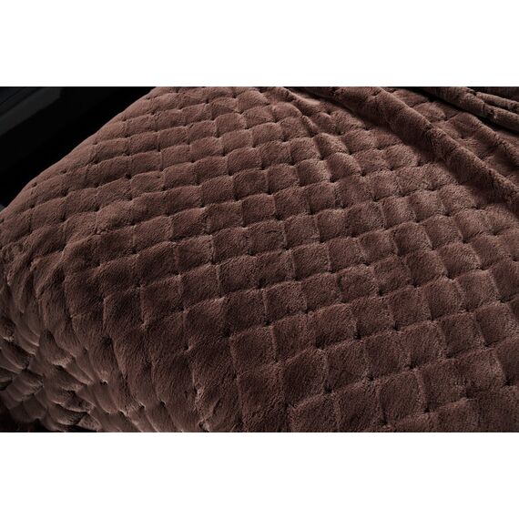 Покрывало Бернард, цвет шоколад, размер 160х220, Sofi de Marko, изображение 5