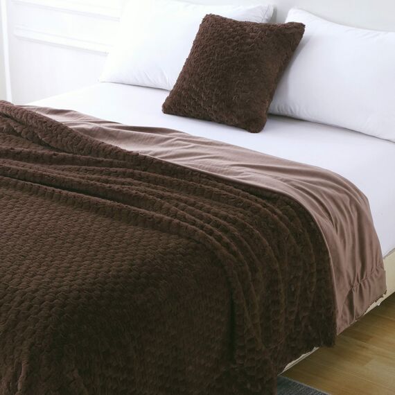 Покрывало Аврил, цвет шоколад, размер 160х220, Sofi de Marko, изображение 6