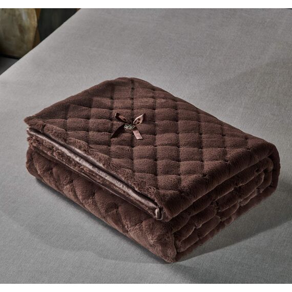 Покрывало Бернард, цвет шоколад, размер 160х220, Sofi de Marko, изображение 10