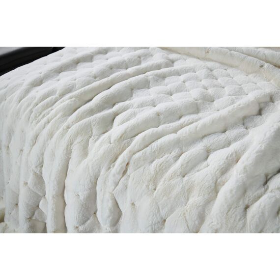 Покрывало Бернард, цвет молочный, размер 220х240, Sofi de Marko, изображение 4