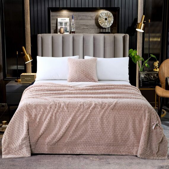 Покрывало Аврил, цвет пудра, размер 220х240, Sofi de Marko, изображение 4