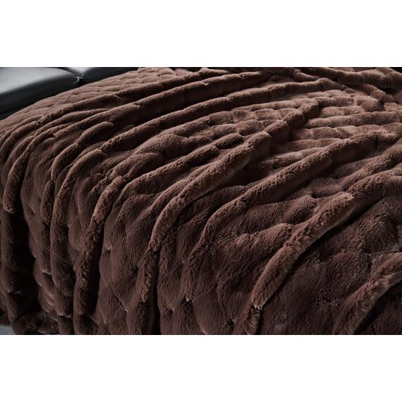 Покрывало Бернард, цвет шоколад, размер 160х220, Sofi de Marko, изображение 4