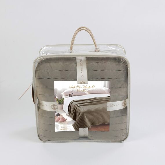 Покрывало Либерти, цвет шоколад, размер 220х240, Sofi de Marko, изображение 3