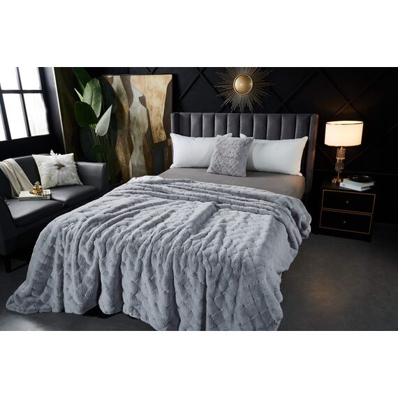 Покрывало Бернард, цвет светло-серый, размер 160х220, Sofi de Marko, изображение 2