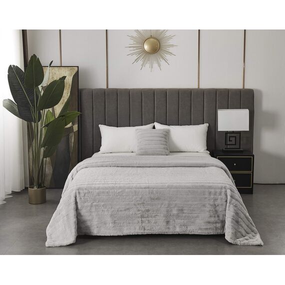 Покрывало Анабель, цвет серый, размер 220х240, Sofi de Marko