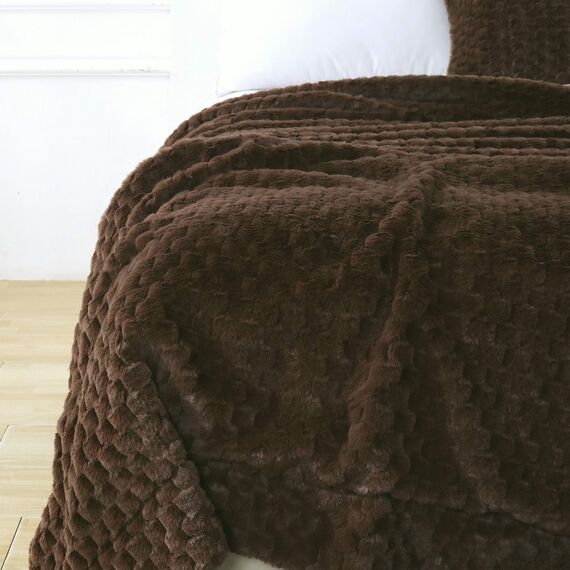 Покрывало Аврил, цвет шоколад, размер 160х220, Sofi de Marko, изображение 9