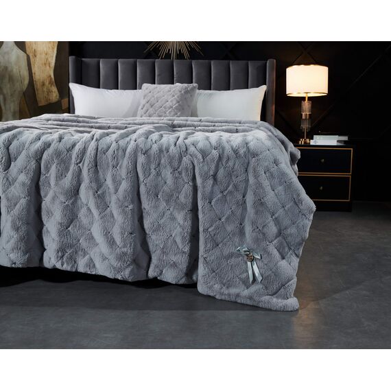 Покрывало Бернард, цвет светло-серый, размер 160х220, Sofi de Marko, изображение 3