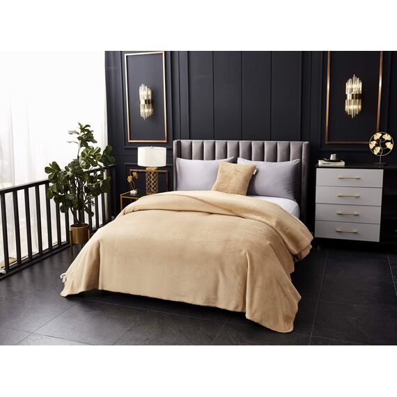 Покрывало Антуан, цвет бежевый, размер 220х240, Sofi de Marko