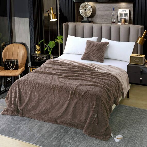 Покрывало Аврил, цвет мокко, размер 220х240, Sofi de Marko, изображение 5