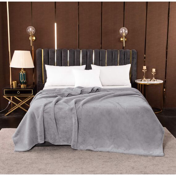 Покрывало Аурелия, цвет серый, размер 160х220, Sofi de Marko