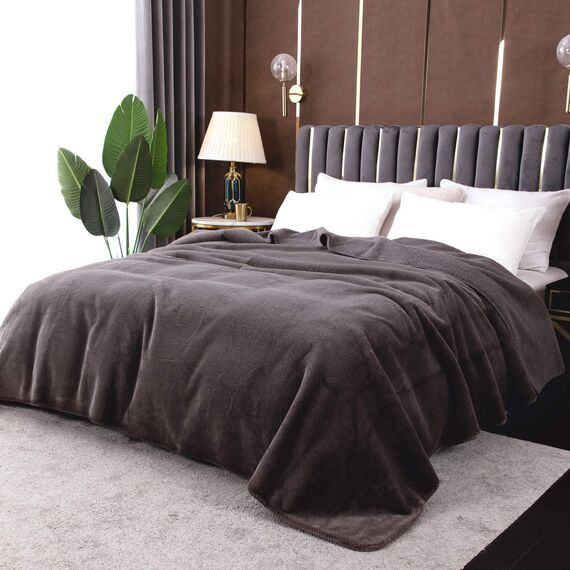 Покрывало Аурелия, цвет кофе, размер 220х240, Sofi de Marko, изображение 2