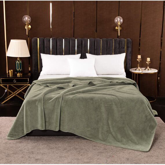 Покрывало Аурелия, цвет оливковый, размер 160х220, Sofi de Marko