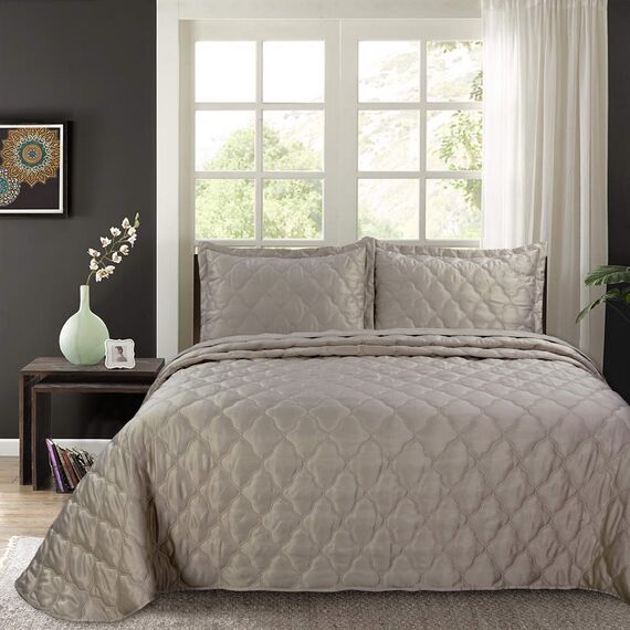 Покрывало Одри, цвет кофе, размер 240х260, Sofi de Marko