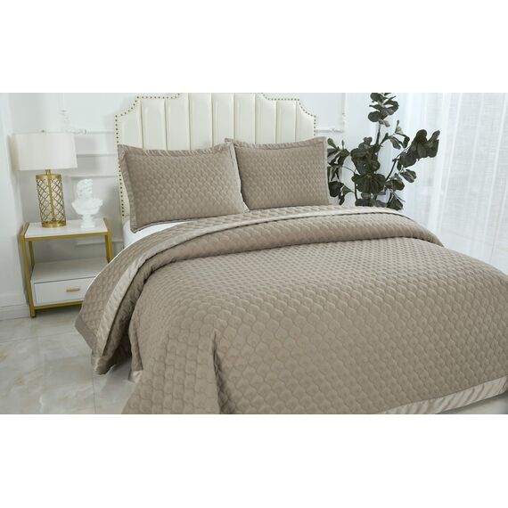 Покрывало Роксалана, цвет кофе, размер 230х250, Sofi de Marko, изображение 4