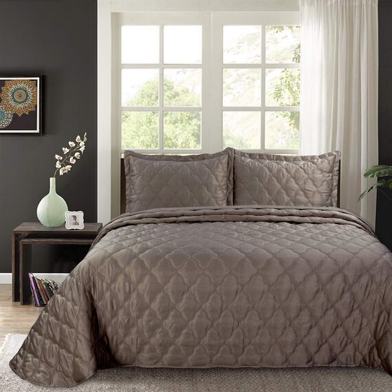 Покрывало Одри, цвет шоколад, размер 240х260, Sofi de Marko