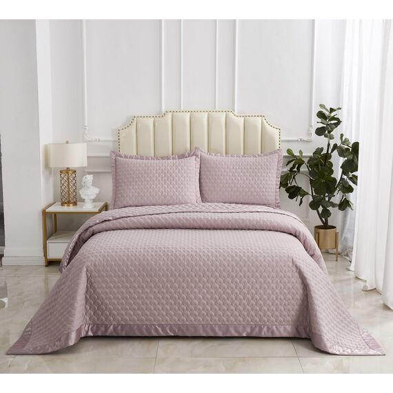 Покрывало Роксалана, цвет чайная роза, размер 160х220, Sofi de Marko