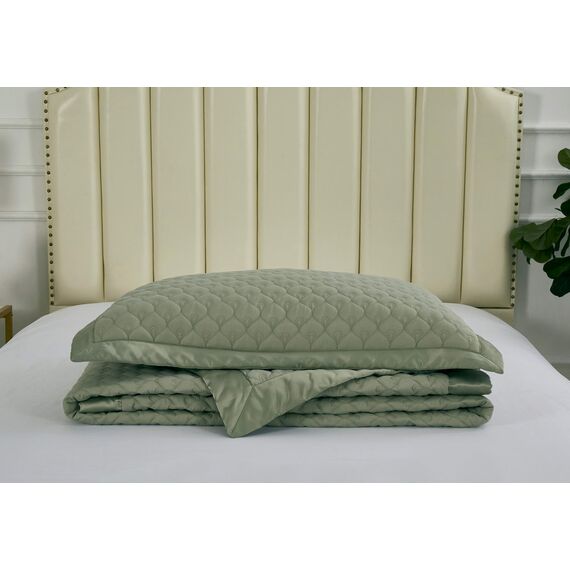 Покрывало Роксалана, цвет оливковый, размер 160х220, Sofi de Marko, изображение 11