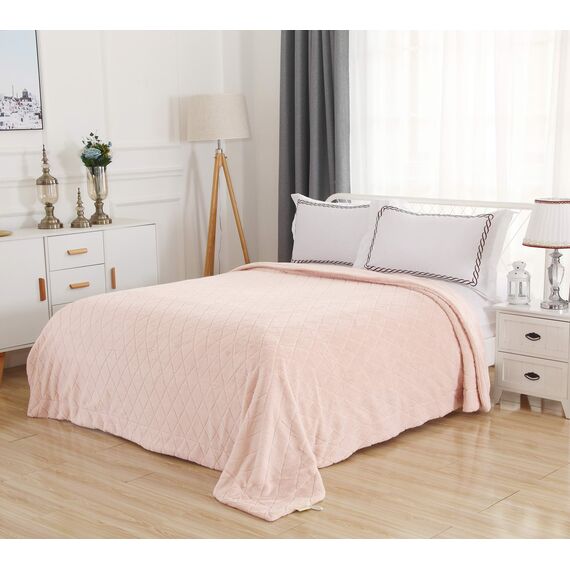 Покрывало Элайза, цвет персиковый, размер 160х220, Sofi de Marko