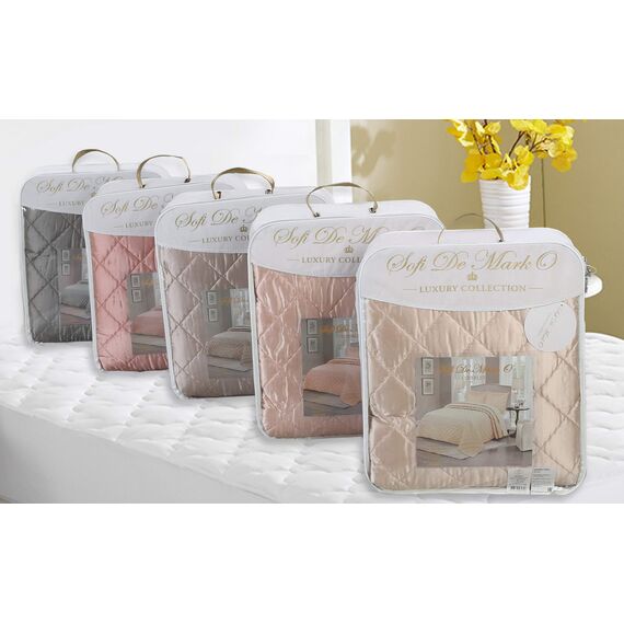 Покрывало Паола, цвет пепельная роза, размер 240х260, Sofi de Marko, изображение 7