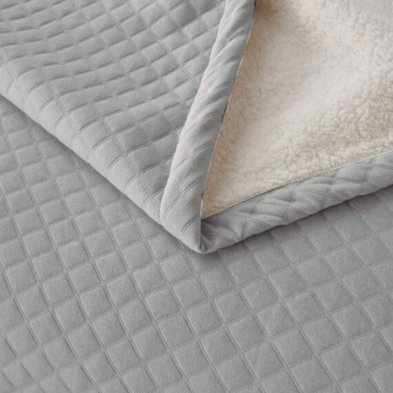 Покрывало Гранд, цвет серый, размер 220х240 Трикотаж, Sofi de Marko, изображение 5