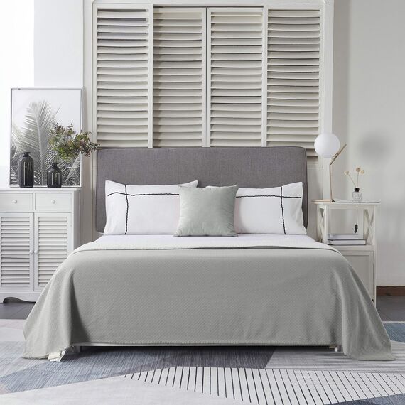 Покрывало Аманда, цвет серый, размер 160х220 Трикотаж, Sofi de Marko, изображение 9