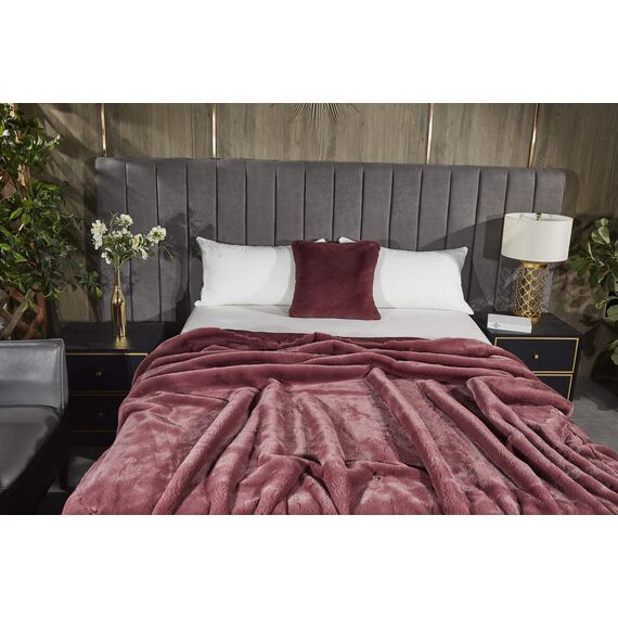 Покрывало Ричард, цвет марсала, размер 210х230, Sofi de Marko, изображение 7