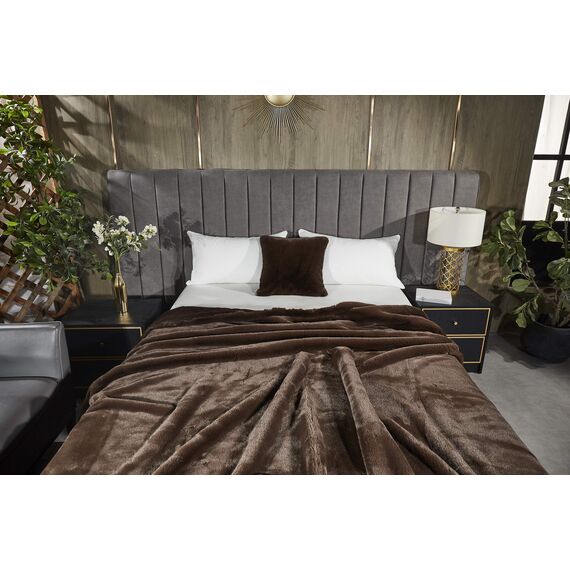 Покрывало Ричард, цвет шоколад, размер 210х230, Sofi de Marko, изображение 7