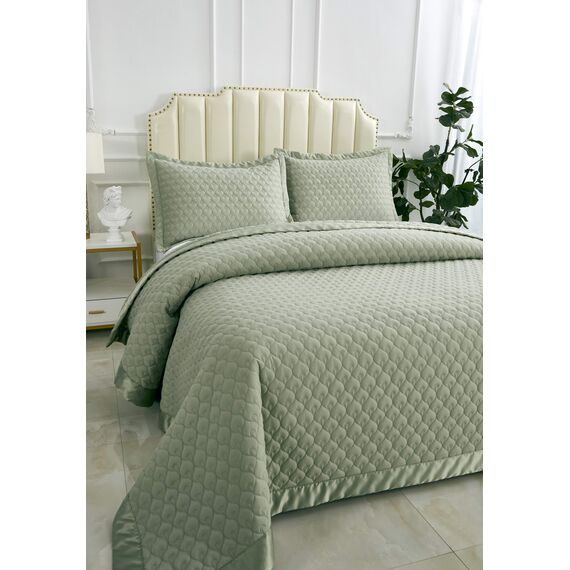 Покрывало Роксалана, цвет оливковый, размер 160х220, Sofi de Marko, изображение 3