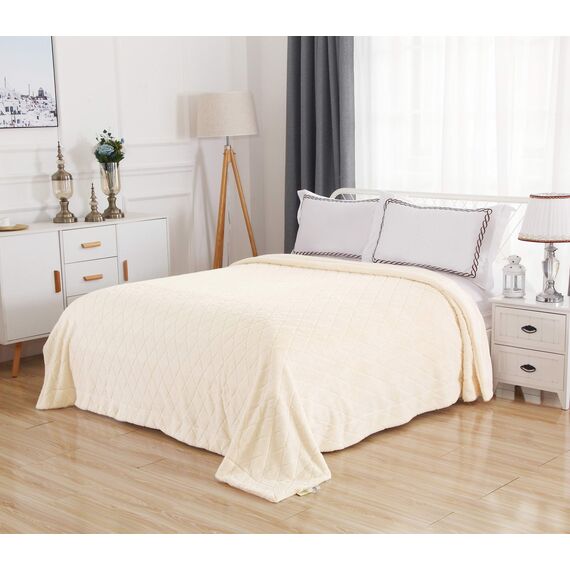 Покрывало Элайза, цвет молочный, размер 160х220, Sofi de Marko