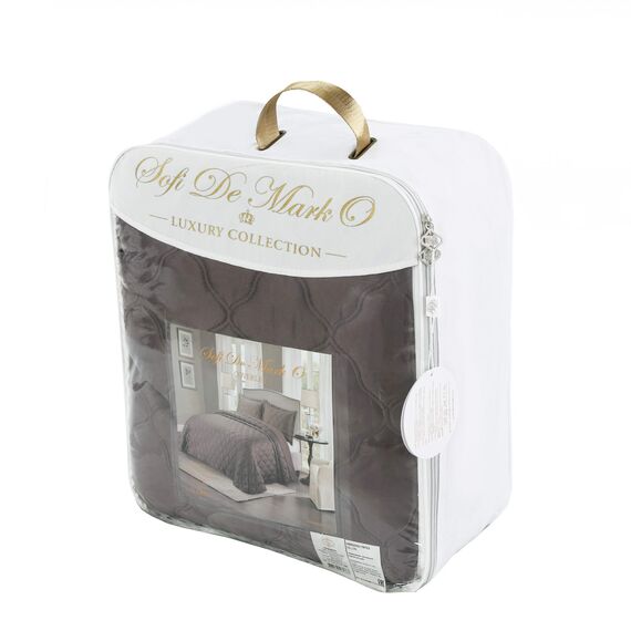 Покрывало Одри, цвет шоколад, размер 240х260, Sofi de Marko, изображение 6