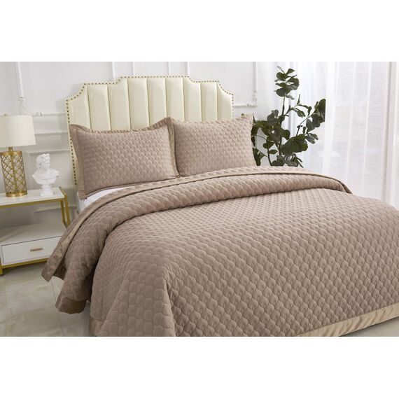 Покрывало Роксалана, цвет мокко, размер 160х220, Sofi de Marko, изображение 3