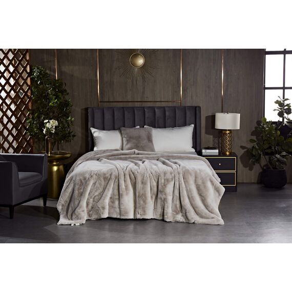 Покрывало Ричард, цвет серый, размер 210х230, Sofi de Marko