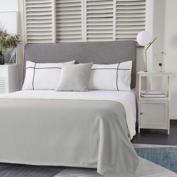 Покрывало Аманда, цвет серый, размер 160х220 Трикотаж, Sofi de Marko, изображение 2