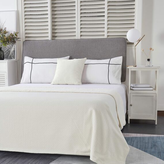 Покрывало Аманда, цвет молочный, размер 220х240 Трикотаж, Sofi de Marko, изображение 2