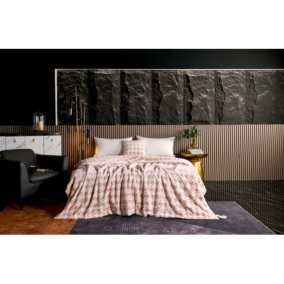 Покрывало Эрнесто, цвет пудра, размер 160х220, Sofi de Marko