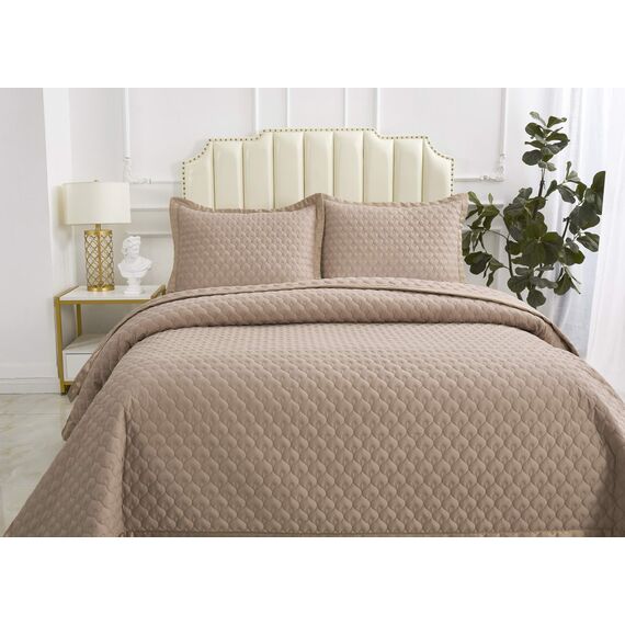 Покрывало Роксалана, цвет мокко, размер 160х220, Sofi de Marko, изображение 2