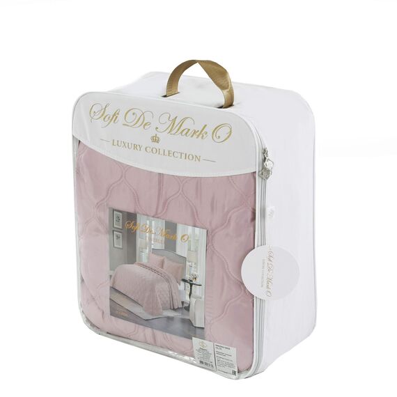 Покрывало Одри, цвет пепельная роза, размер 240х260, Sofi de Marko, изображение 6