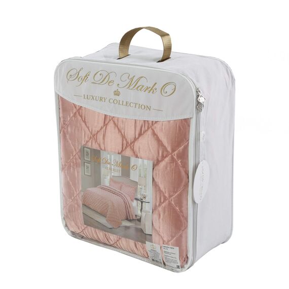 Покрывало Паола, цвет пепельная роза, размер 240х260, Sofi de Marko, изображение 6