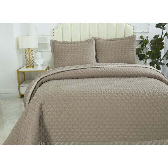 Покрывало Роксалана, цвет кофе, размер 160х220, Sofi de Marko, изображение 2