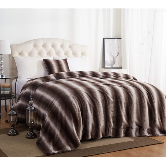 Покрывало Мех №1, размер 220х240, Sofi de Marko