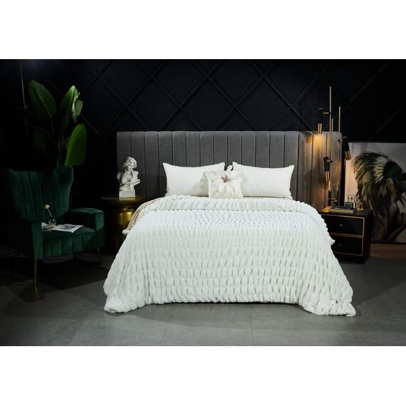 Покрывало Мех №6, размер 220х240, Sofi de Marko