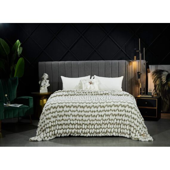 Покрывало Мех №8, размер 220х240, Sofi de Marko