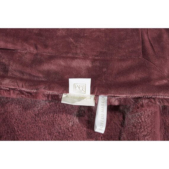 Покрывало Ричард, цвет марсала, размер 210х230, Sofi de Marko, изображение 2