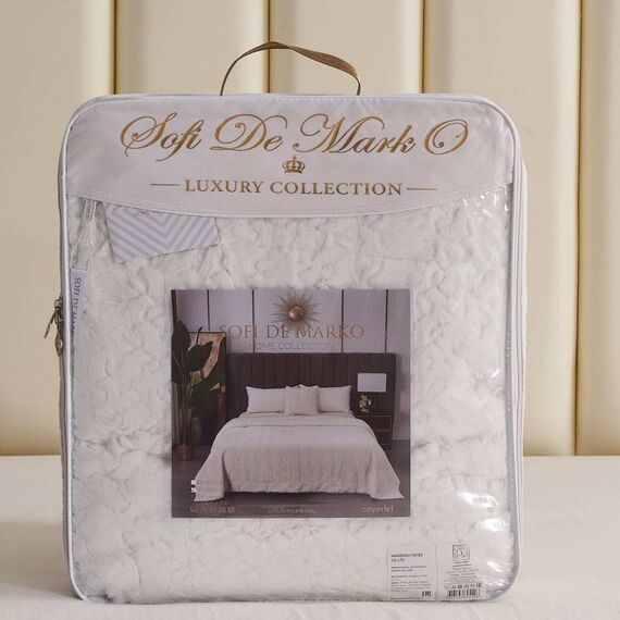 Покрывало Теодор, цвет белый, размер 160х220, Sofi de Marko, изображение 9